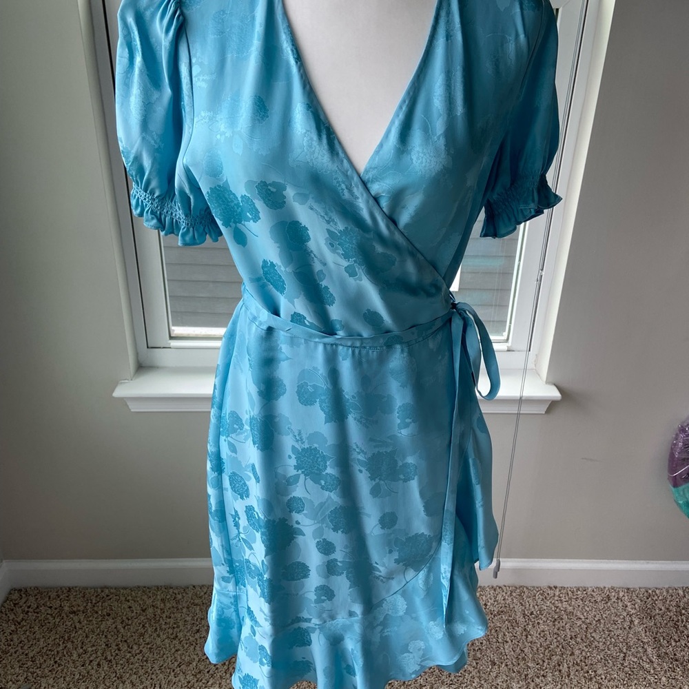 Diane Von Furstenberg Belted Wrap Dress-Medium